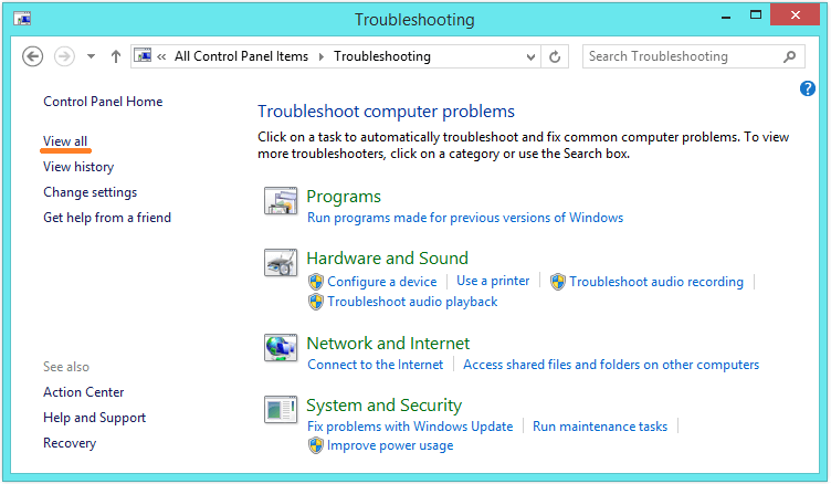 Error 80072EFE - Control Panel - Troubleshooting - View all -- Windows Wally