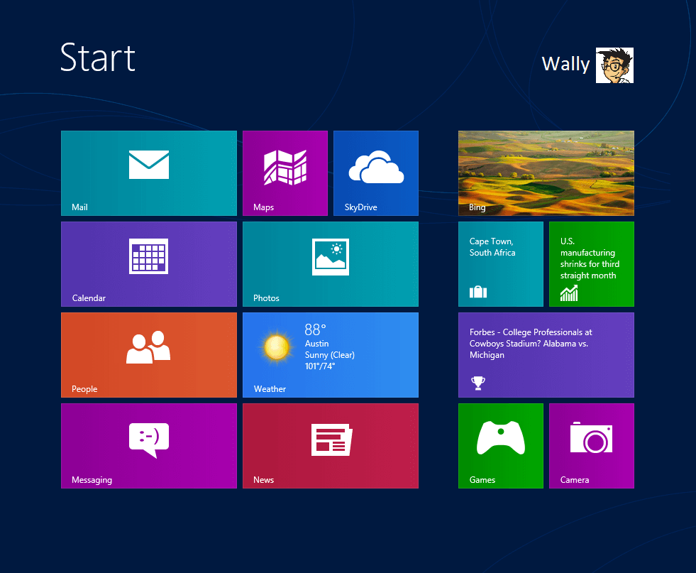 Upgrade To Windows 8 - 5 -  Metro Screen - Windows Wally