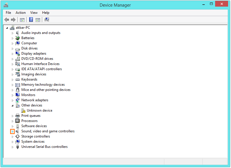 Driver_Corrupted_Expool - Device Manager - Sound, video and game controllers -- Windows Wally