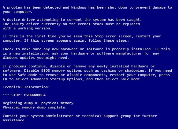 DRIVER_CAUGHT_MODIFYING_FREED_POOL - Cover - BSoD -- Windows Wally