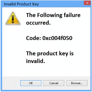 Error 0xc004f050 - Featured -- Windows Wally