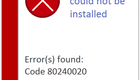 Error 80240020 - Featured -- Windows Wally