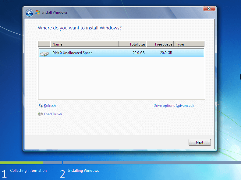 install.exe in c drive