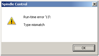 run-time error '13