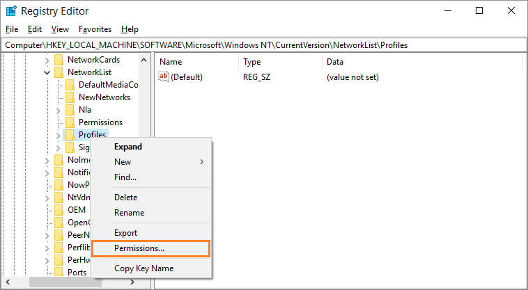 Windows 10 -- The Server Stumbled - 0x80072EFD - regedit - 4 - Windows Wally